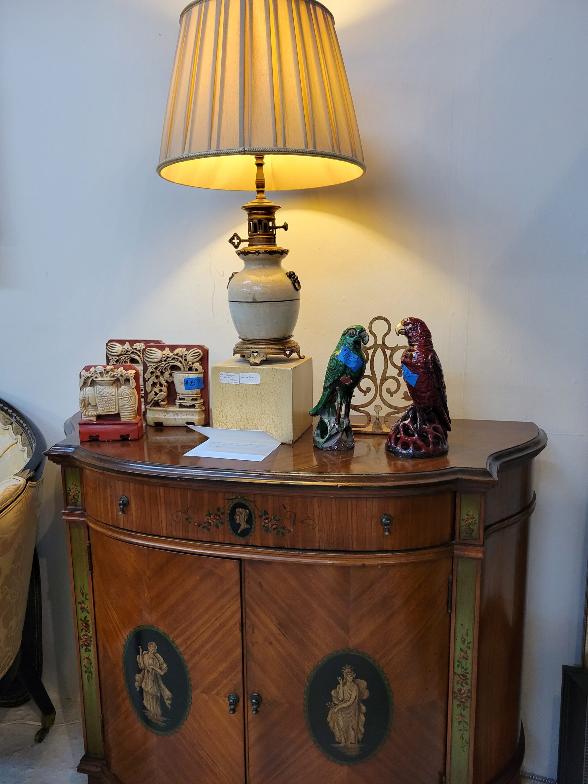 antique oriental side table